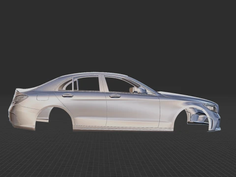 Mercedes-Benz C-Class AMG 4Matic 2019 Body STL 3D Model