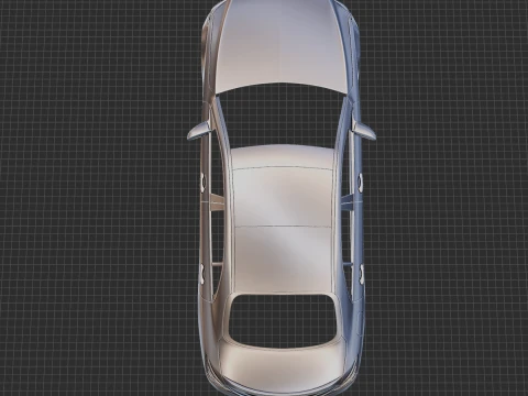 Mercedes-Benz C-Class AMG 4Matic 2019 Body STL 3D Model