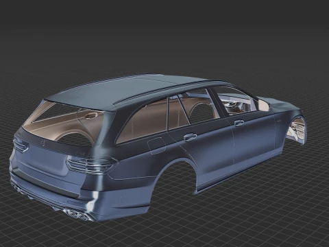 Mercedes-Benz E53 AMG Estate 2021 Body STL 3D Model