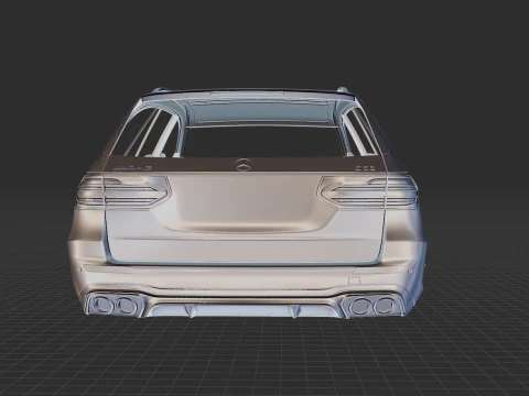 Mercedes-Benz E53 AMG Estate 2021 Body STL 3D Model