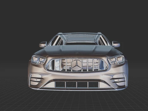 Mercedes-Benz E53 AMG Estate 2021 Body STL 3D Model