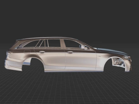 Mercedes-Benz E53 AMG Estate 2021 Body STL 3D Model