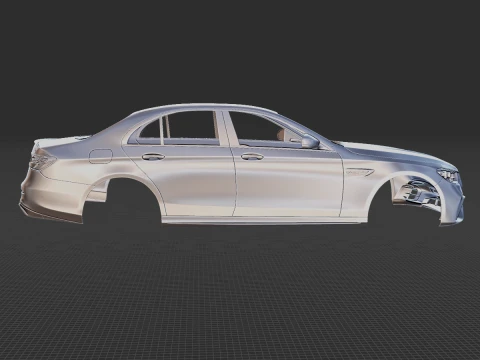 Mercedes-Benz E63 AMG Sedan 2021 Body STL 3D Model