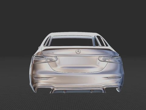 Mercedes-Benz E63 AMG Sedan 2021 Body STL 3D Model