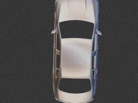 Mercedes-Benz E63 AMG Sedan 2021 Body STL 3D Model