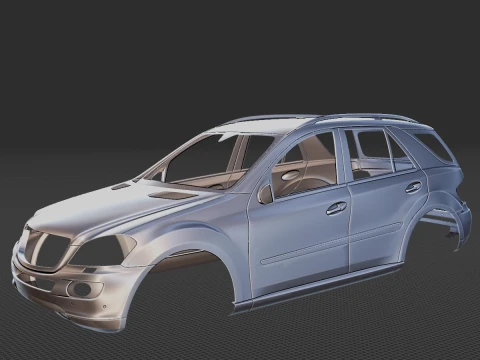 Mercedes-Benz ML Body STL 3D Model