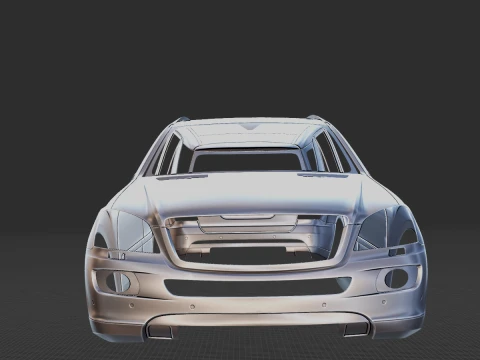 Mercedes-Benz ML Body STL 3D Model