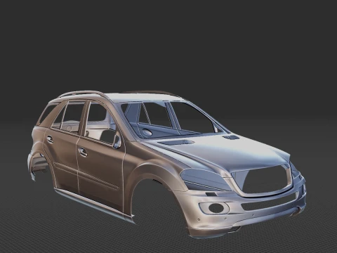 Mercedes-Benz ML Body STL 3D Model