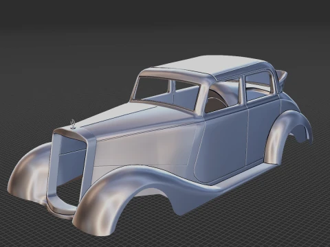 Mercedes-Benz 170V 1936 Body STL 3D Model