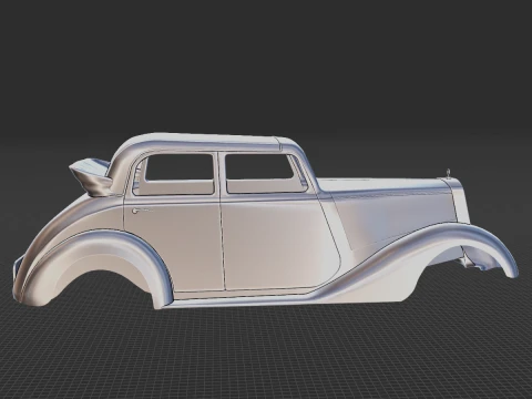 Mercedes-Benz 170V 1936 Body STL 3D Model