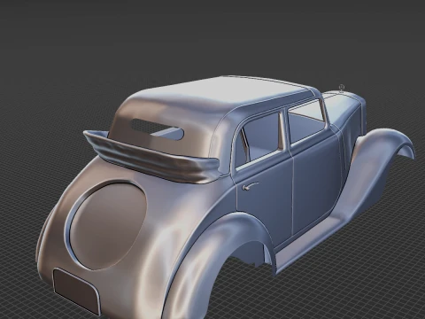 Mercedes-Benz 170V 1936 Body STL 3D Model