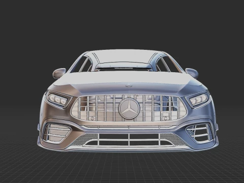 Mercedes-Benz A45 S AMG 2020 Body STL 3D Model