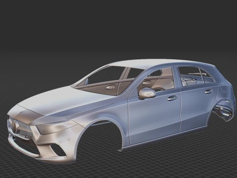 Mercedes-Benz A-Class W177 Body STL 3D Model