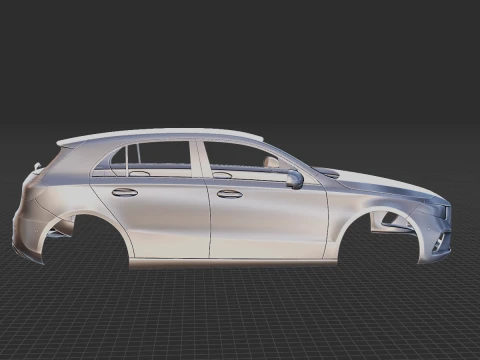 Mercedes-Benz A-Class W177 Body STL 3D Model