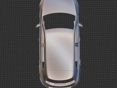 Mercedes-Benz A-Class W177 Body STL 3D Model