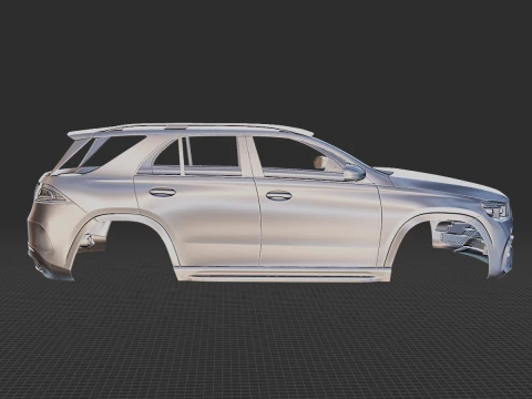 Mercedes-Benz AMG GLE 63 2021 Body STL 3D Model