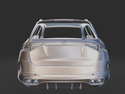 Mercedes-Benz AMG GLE 63 2021 Body STL 3D Model