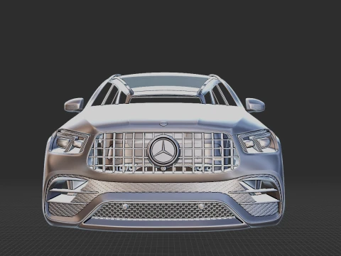 Mercedes-Benz AMG GLE 63 2021 Body STL 3D Model