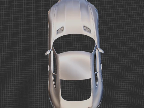 Mercedes-Benz AMG GT 2014 Body STL 3D Model