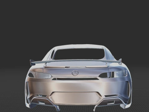 Mercedes-Benz AMG GT-R PRO 2020 Body STL 3D Model