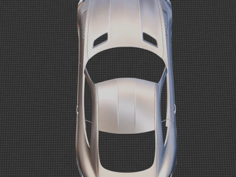 Mercedes-Benz AMG GT-R PRO 2020 Body STL 3D Model
