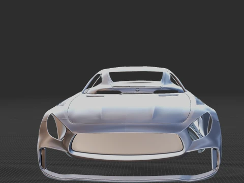 Mercedes-Benz AMG GT-R PRO 2020 Body STL 3D Model