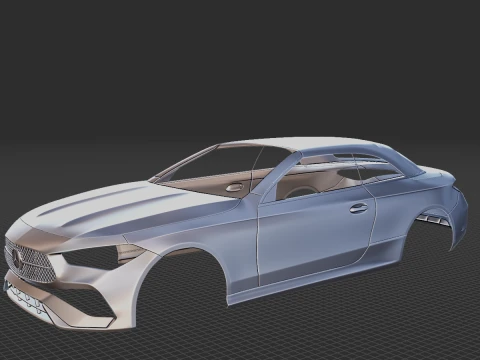 Mercedes-Benz CLE Cabriolet Body STL 3D Model
