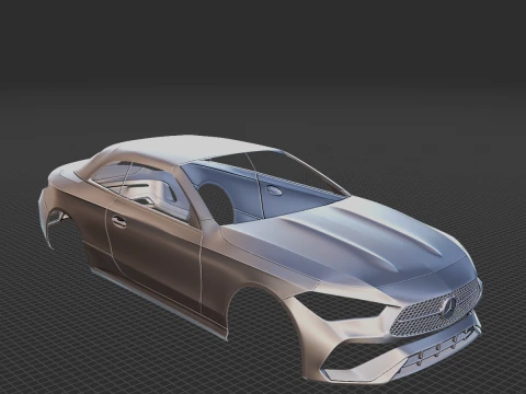 Mercedes-Benz CLE Cabriolet Body STL 3D Model