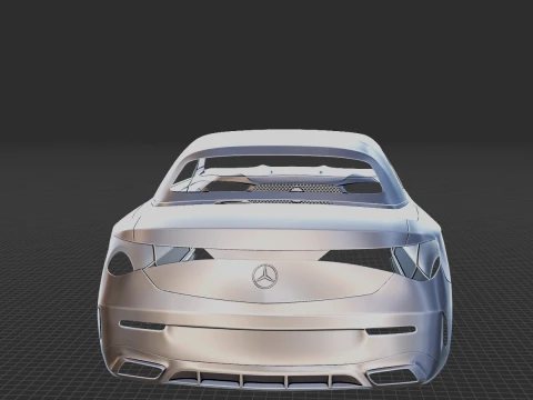 Mercedes-Benz CLE Cabriolet Body STL 3D Model