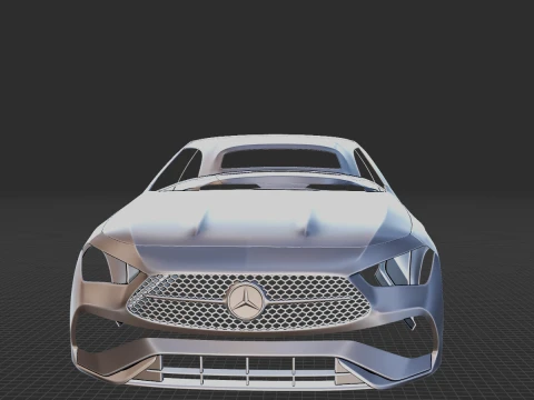 Mercedes-Benz CLE Cabriolet Body STL 3D Model