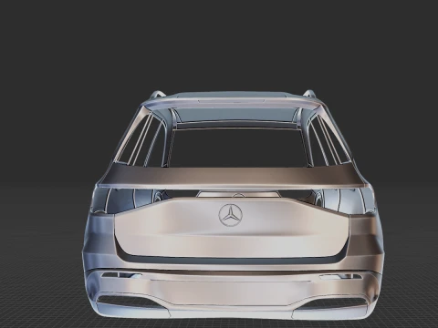 Mercedes-Benz EQB Body STL 3D Model