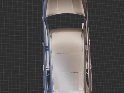 Mercedes-Benz EQB Body STL 3D Model