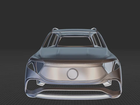 Mercedes-Benz EQB Body STL 3D Model