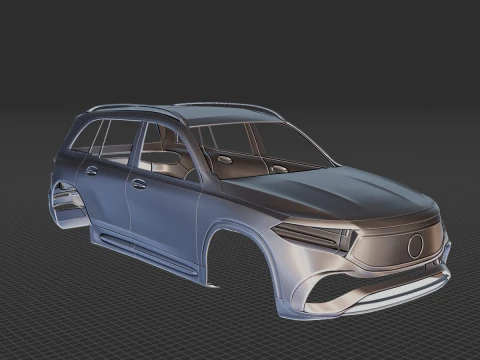 Mercedes-Benz EQB Body STL 3D Model
