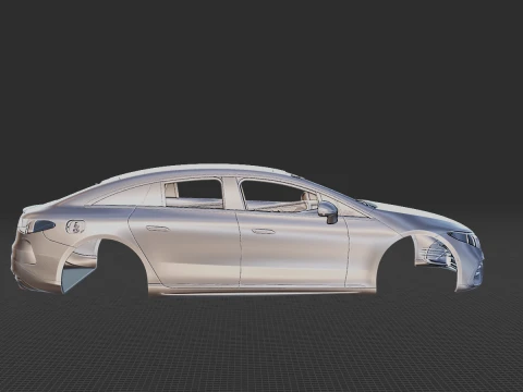 Mercedes-Benz EQS 2022 Body STL 3D Model
