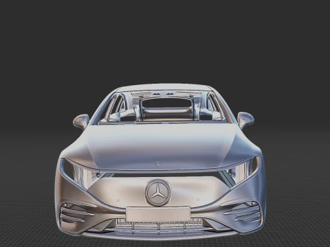 Mercedes-Benz EQS 2022 Body STL 3D Model