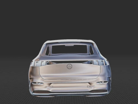 Mercedes-Benz EQS SUV 2023 Body STL 3D Model