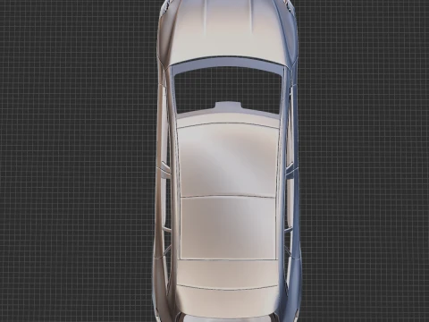 Mercedes-Benz EQS SUV 2023 Body STL 3D Model