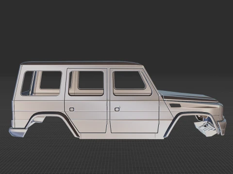 Mercedes-Benz G-Class Body STL 3D Model