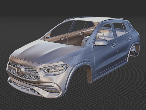 Mercedes-Benz GLA 2020 Body STL 3D Model
