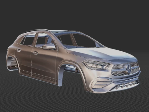 Mercedes-Benz GLA 2020 Body STL 3D Model