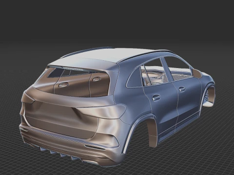 Mercedes-Benz GLA 2020 Body STL 3D Model