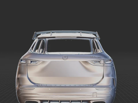 Mercedes-Benz GLA45 S AMG 2021 Body STL 3D Model