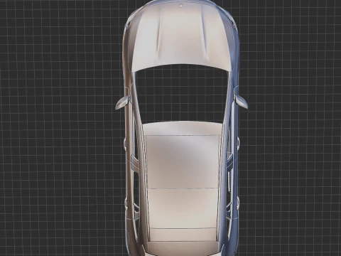 Mercedes-Benz GLA45 S AMG 2021 Body STL 3D Model