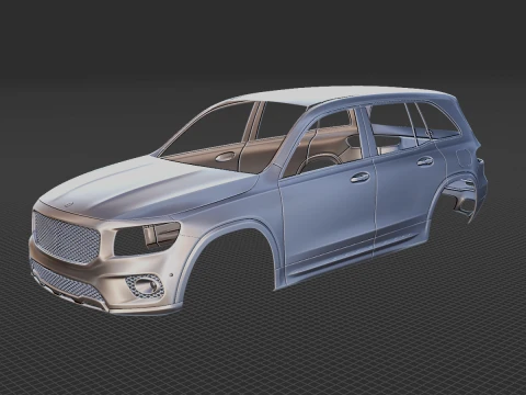 Mercedes-Benz GLB 2020 Body STL 3D Model