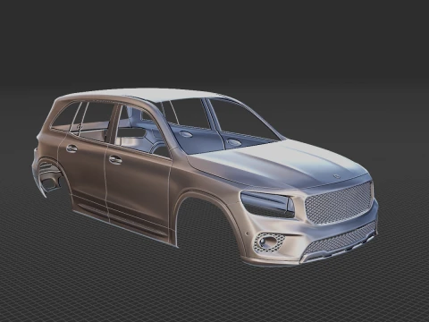 Mercedes-Benz GLB 2020 Body STL 3D Model