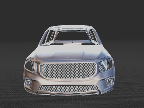 Mercedes-Benz GLB 2020 Body STL 3D Model