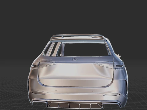 Mercedes-Benz GLC63 S AMG E Performance Body STL 3D Model