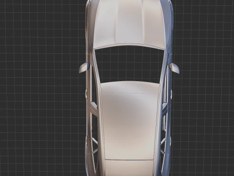Mercedes-Benz GLC63 S AMG E Performance Body STL 3D Model