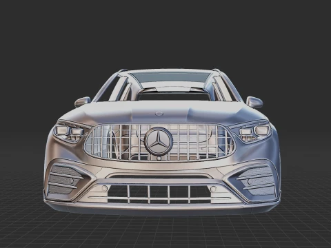 Mercedes-Benz GLC63 S AMG E Performance Body STL 3D Model